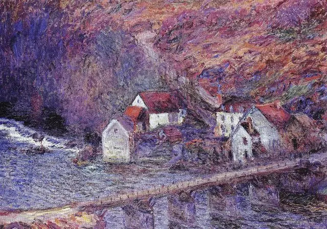 A ponte de Vervy - Claude Monet