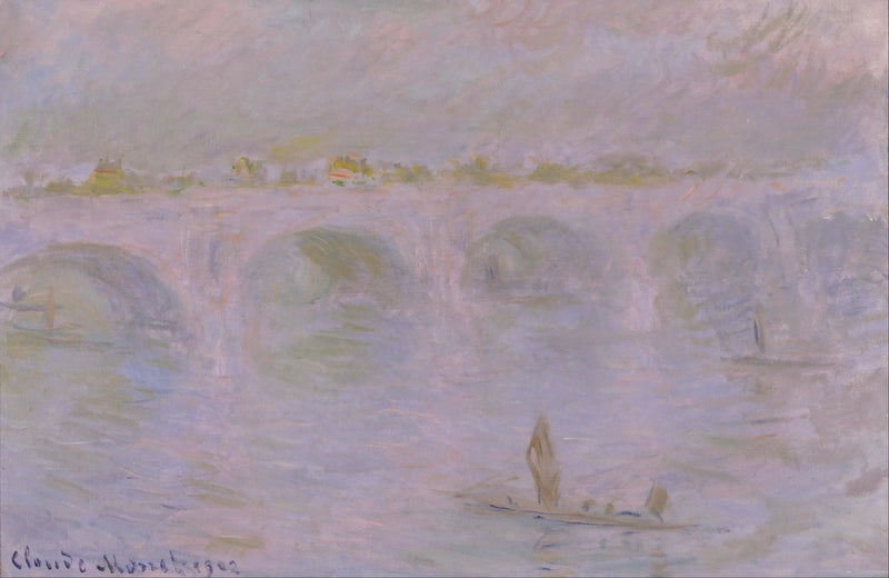 A Ponte de Waterloo em Londres - Claude Monet