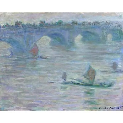 A Ponte de Waterloo - Claude Monet