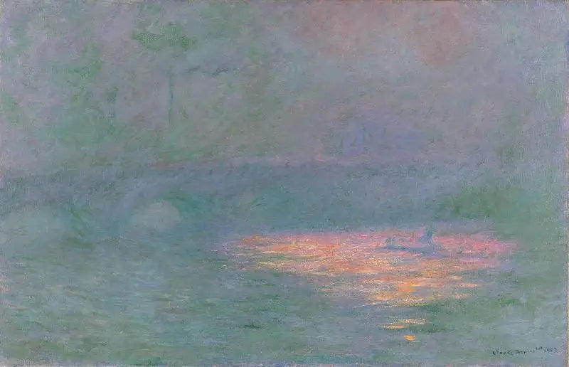 A Ponte de Waterloo - Claude Monet