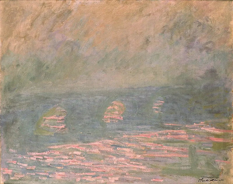 A Ponte de Waterloo - Claude Monet