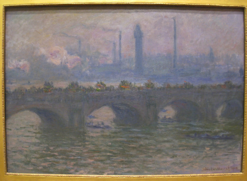 A Ponte de Waterloo - Claude Monet