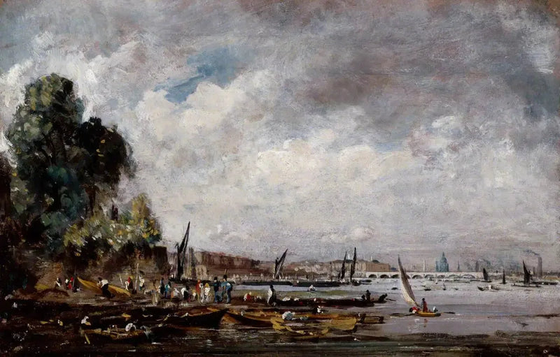 A Ponte de Waterloo a partir da margem esquerda do Tamisa - John Constable