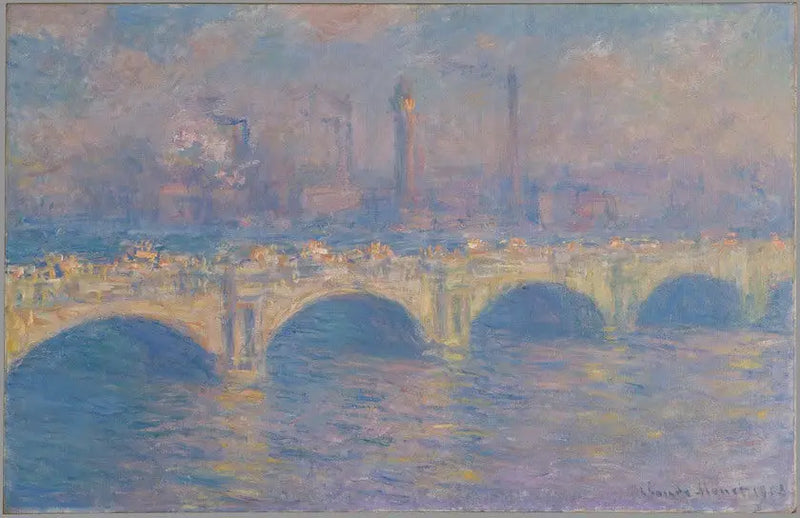 A Ponte de Waterloo, Londres - Claude Monet