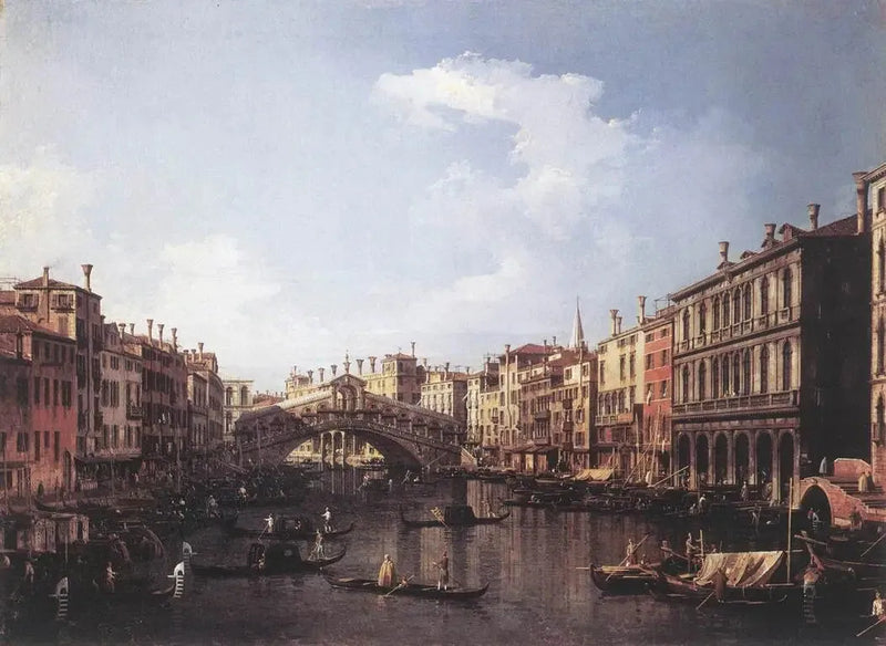Ponte de Rialto ao sul - Canaletto