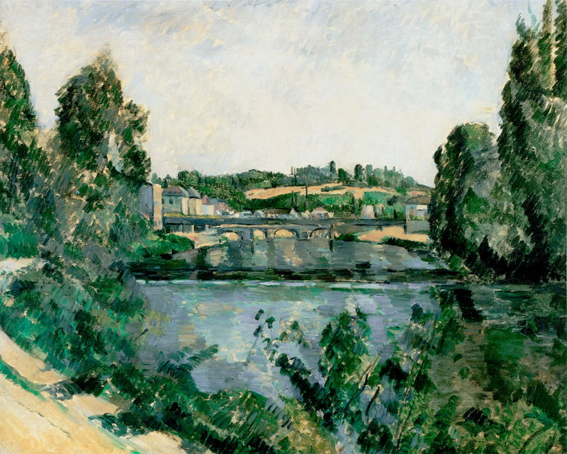 A Ponte e o Vertedouro em Pontoise - Paul Cézanne