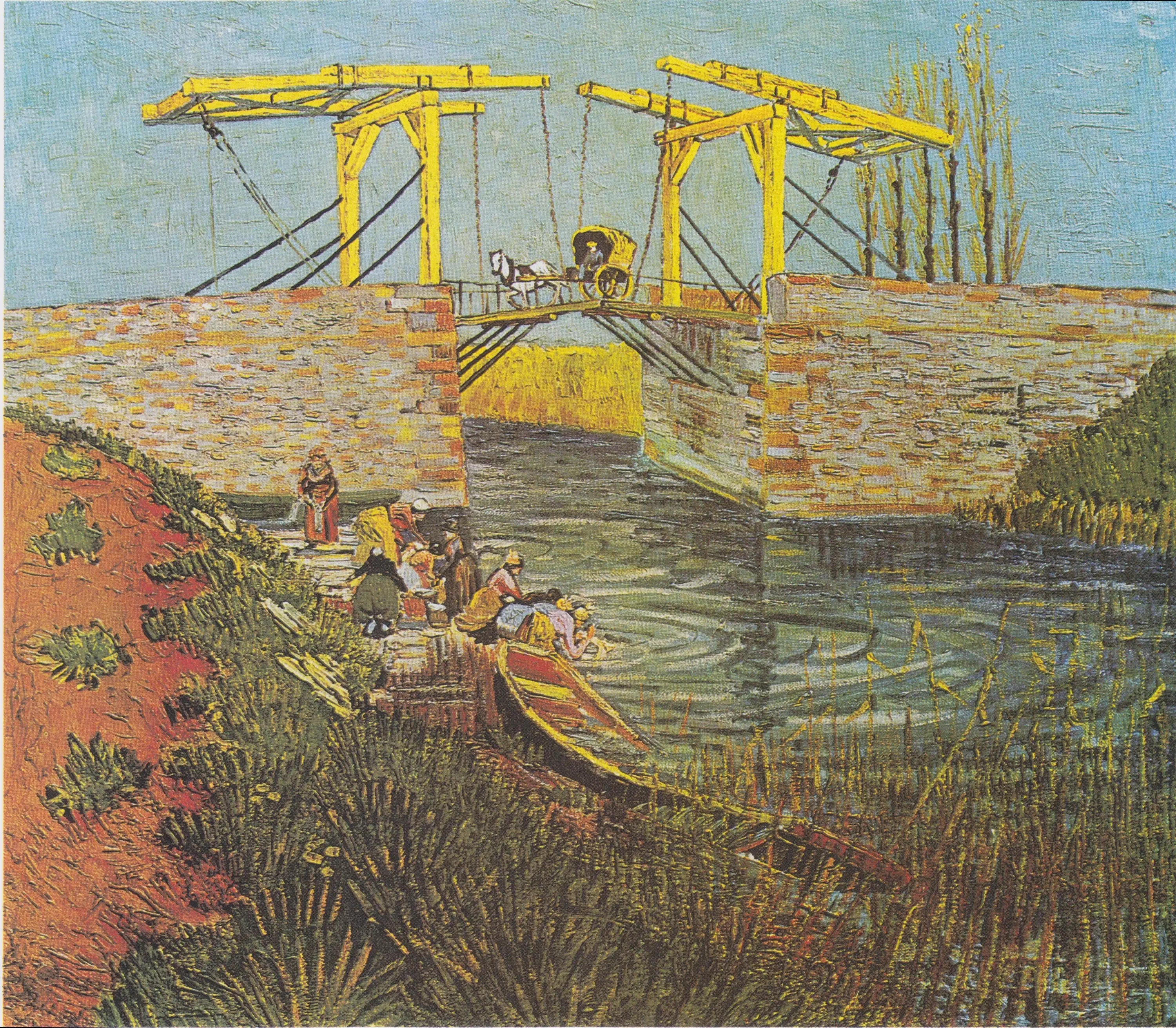 Reproduction du tableau « Le pont Langlois à Arles - Vincent van Gogh » par Alpha Reproduction en peinture à l’huile