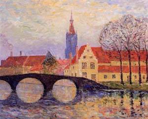 O Ponto Leguenay em Bruges - Maxime Maufra