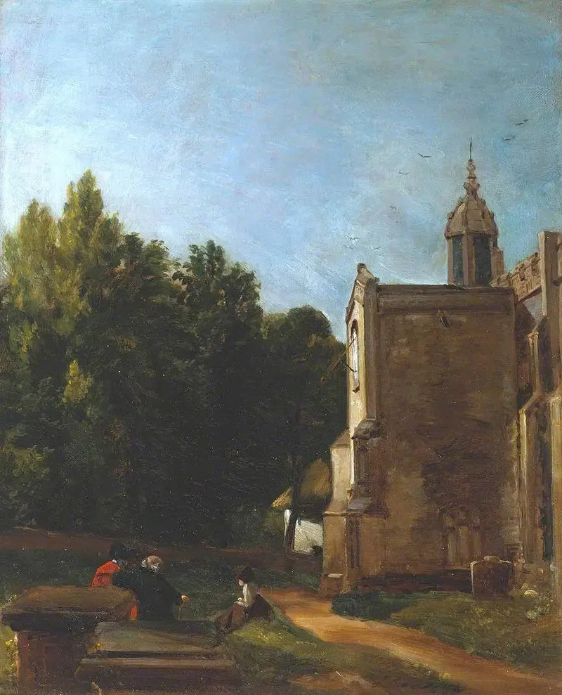 A porta da igreja, East Bergholt - John Constable