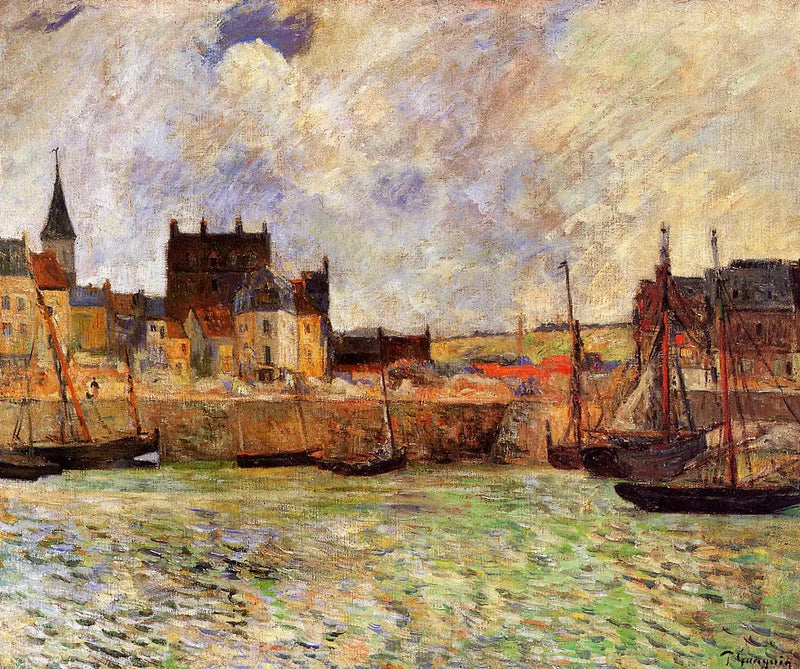 O Porto de Dieppe - Paul Gauguin