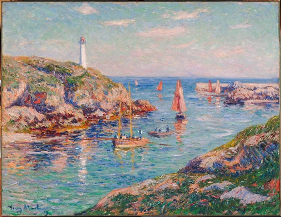 O porto de Douvelan - Henry Moret