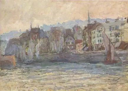 O porto de Honfleur - Claude Monet