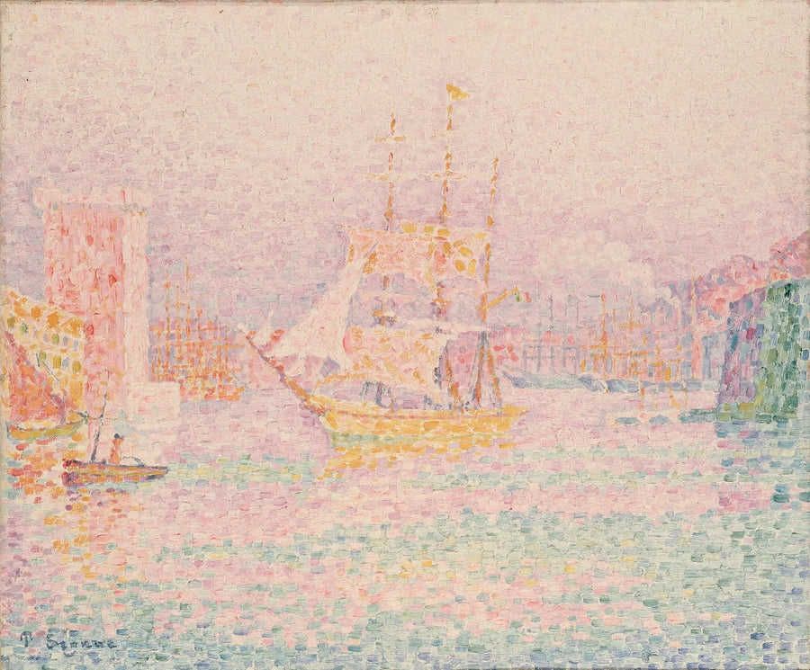 O Porto de Marselha - Paul Signac