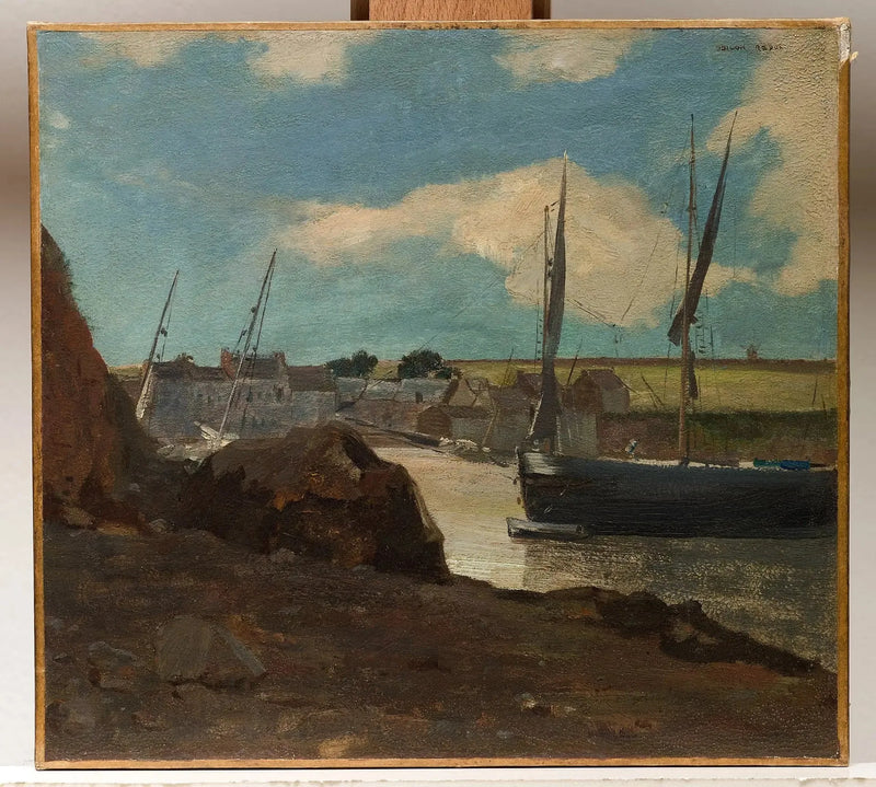 O porto de Morgat - Odilon Redon