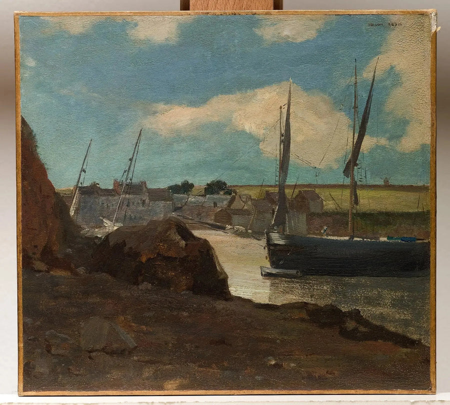 O porto de Morgat - Odilon Redon
