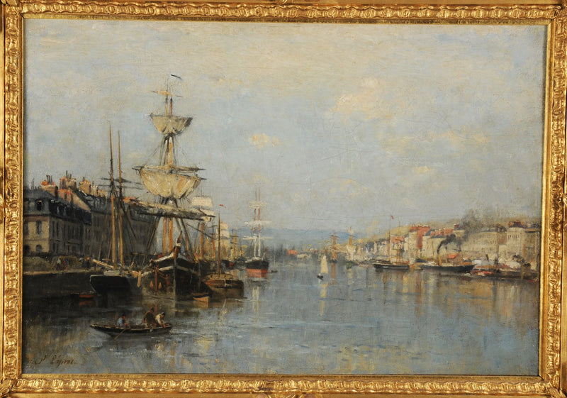 O Porto de Rouen - Stanislas Lépine