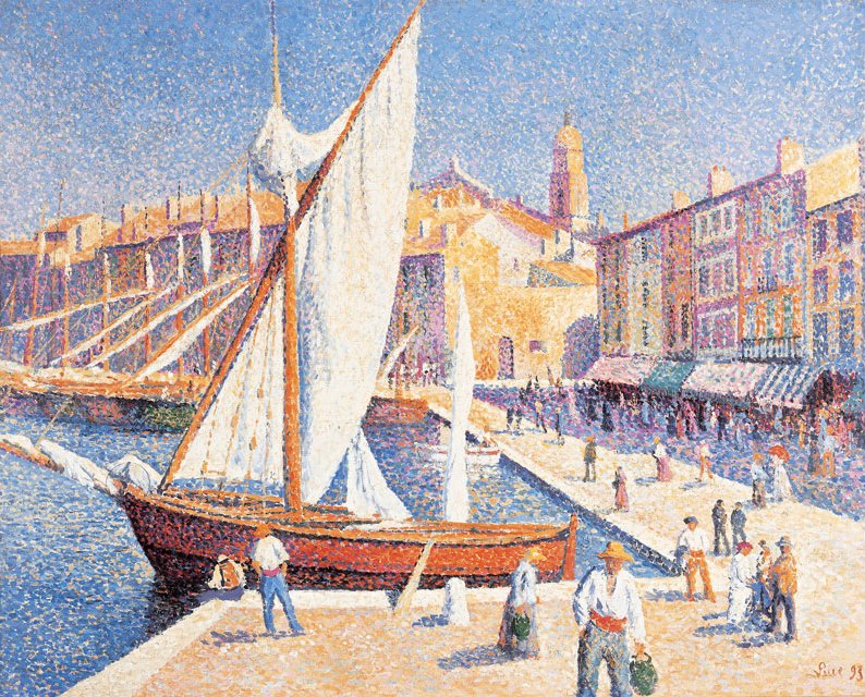 Porto de Saint-Tropez - Maximilien Luce