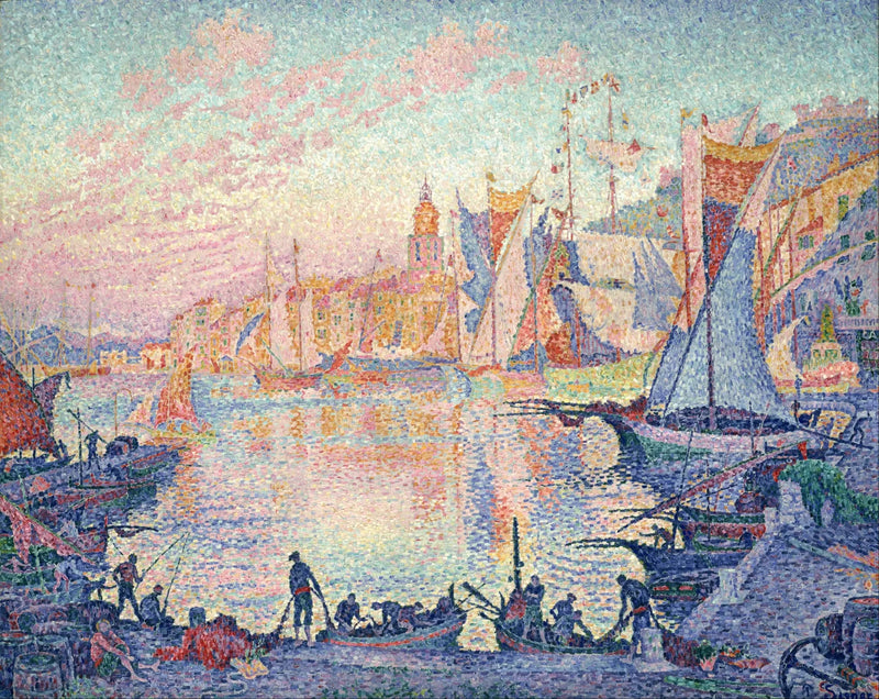 O Porto de Saint-Tropez - Paul Signac