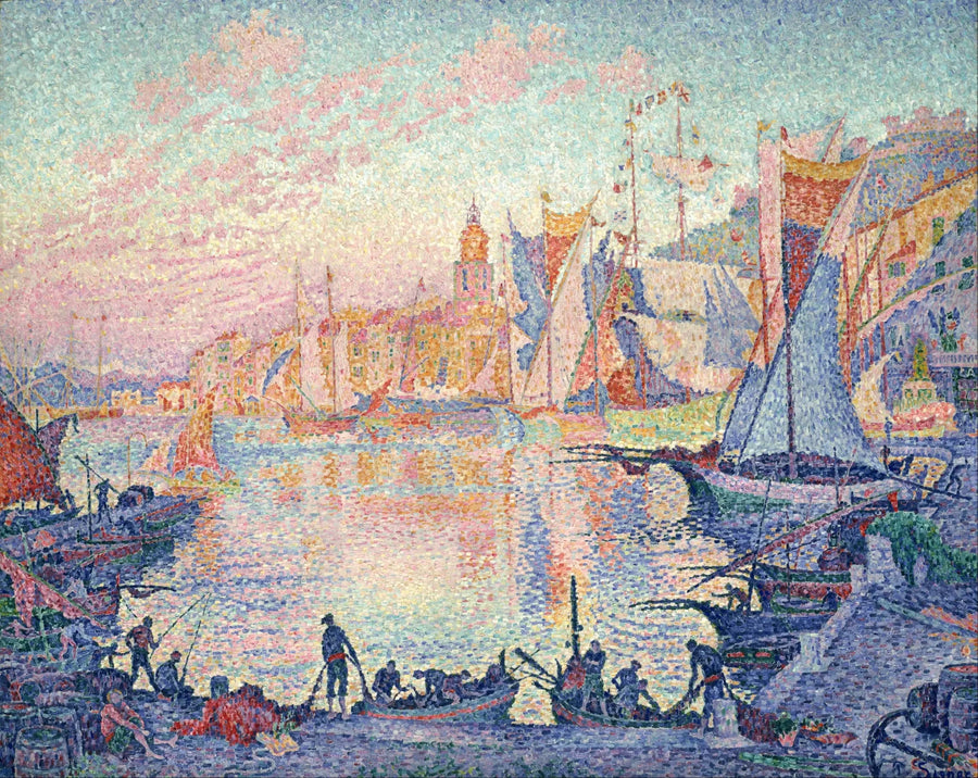 O Porto de Saint-Tropez - Paul Signac