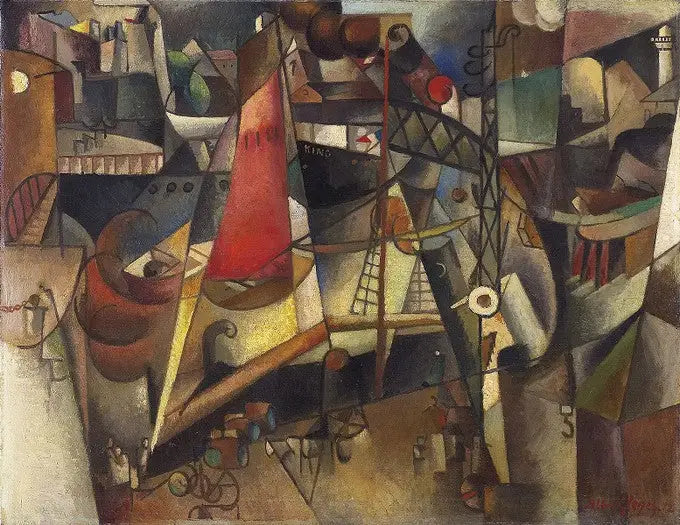 O porto (Marselha) - Albert Gleizes