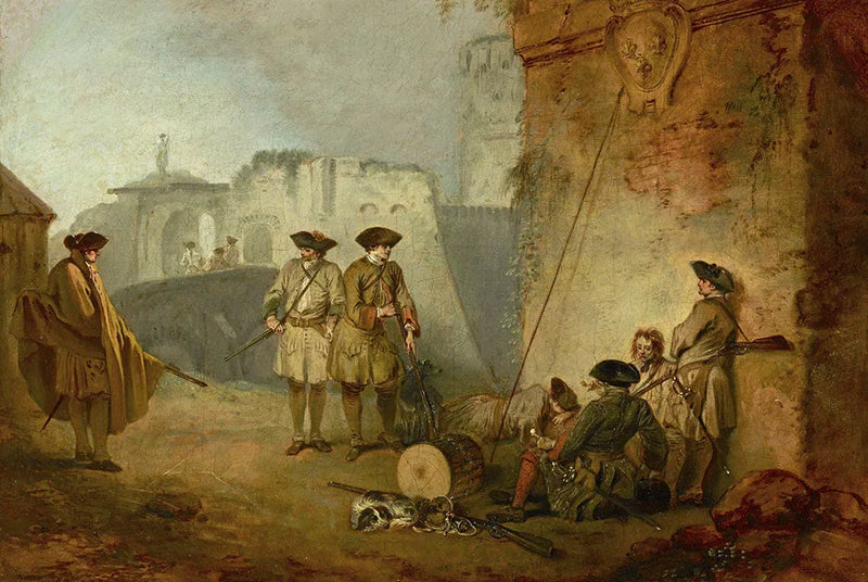 O portal de Valenciennes - Antoine Watteau