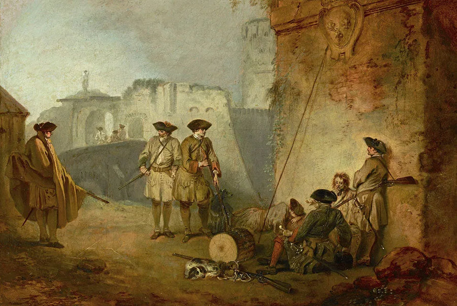 O portal de Valenciennes - Antoine Watteau