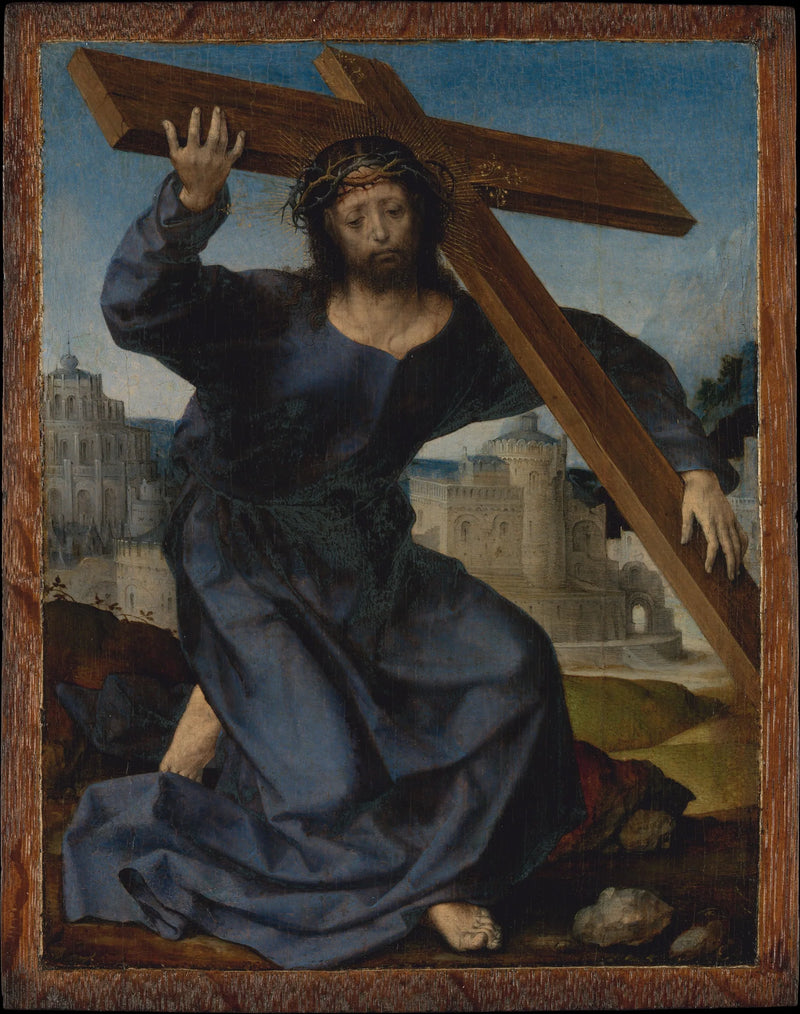 O carregamento da cruz - Jan Gossaert