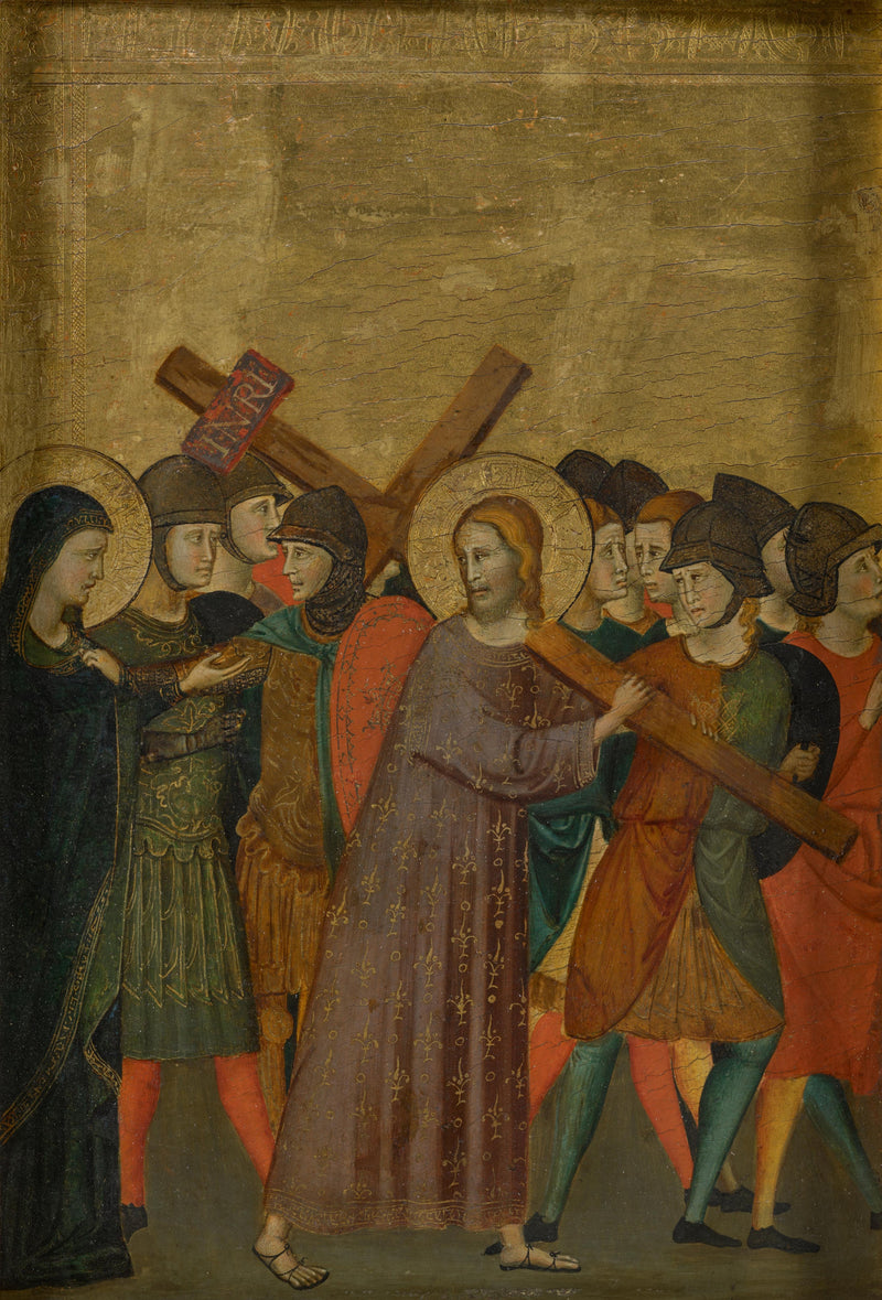A carga da cruz - Mestre de San Martino alla Palma