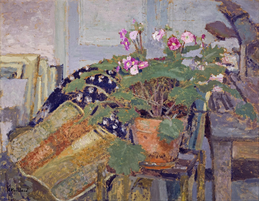 O Vaso de Flores - Édouard Vuillard