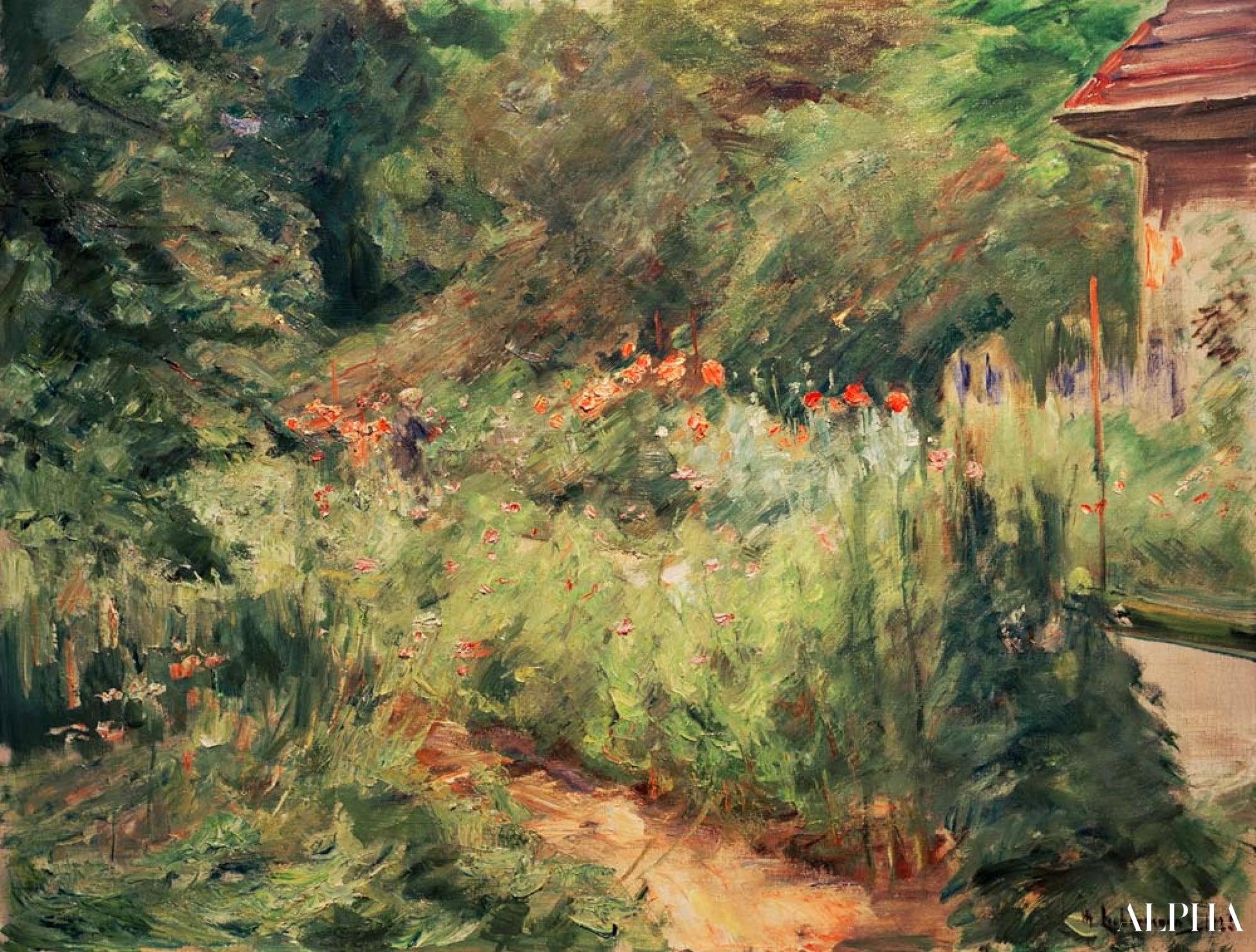 Le potager de Wannsee au nord-ouest - Max Liebermann - Reproductions de tableaux et peintures haut de gamme