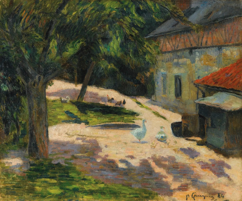 O Galinheiro - Paul Gauguin