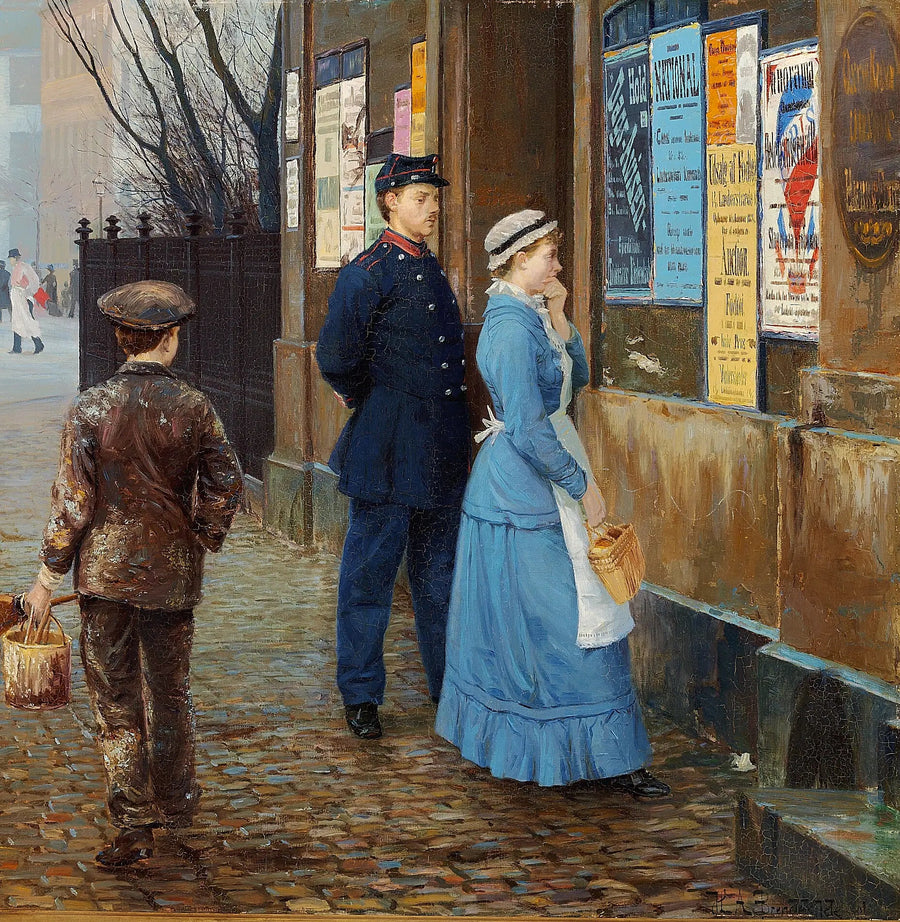 Primeiro de novembro. - H. A. Brendekilde