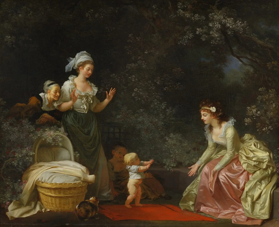 O Primeiro Passo da Infância - Jean-Honoré Fragonard