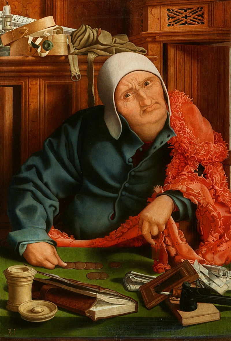 O credor de dinheiro - Marinus van Reymerswale