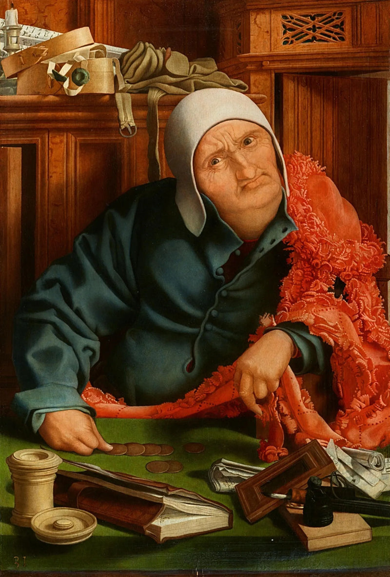 O credor de dinheiro - Marinus van Reymerswale
