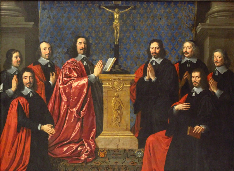 O Prévôt dos mercadores e os Conselheiros da cidade de Paris - Philippe de Champaigne