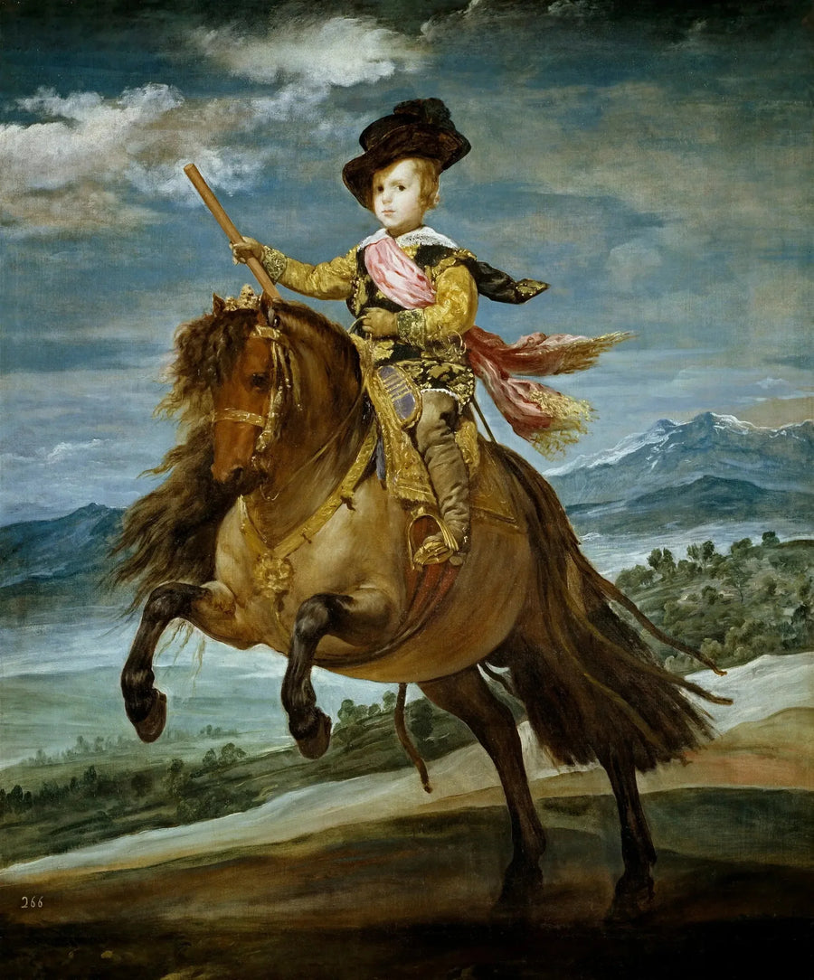 O Príncipe Baltazar Carlos a Cavalo - Diego Velázquez