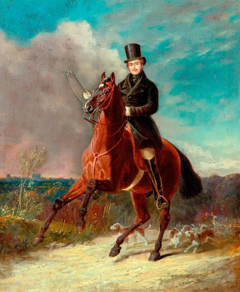 O Príncipe Consorte a Cavalo - John Frederick Herring, Sr.