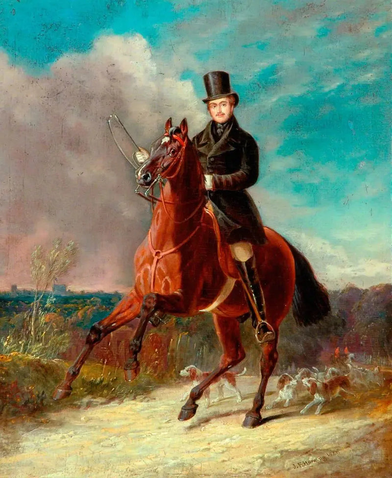 O Príncipe Consorte a Cavalo - John Frederick Herring, Sr.