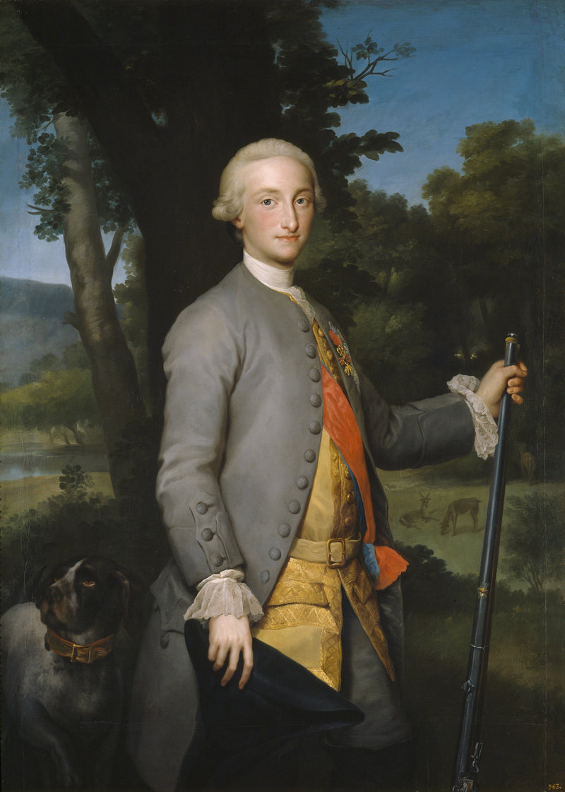 O Príncipe das Astúrias, futuro Carlos IV da Espanha - Anton Raphael Mengs