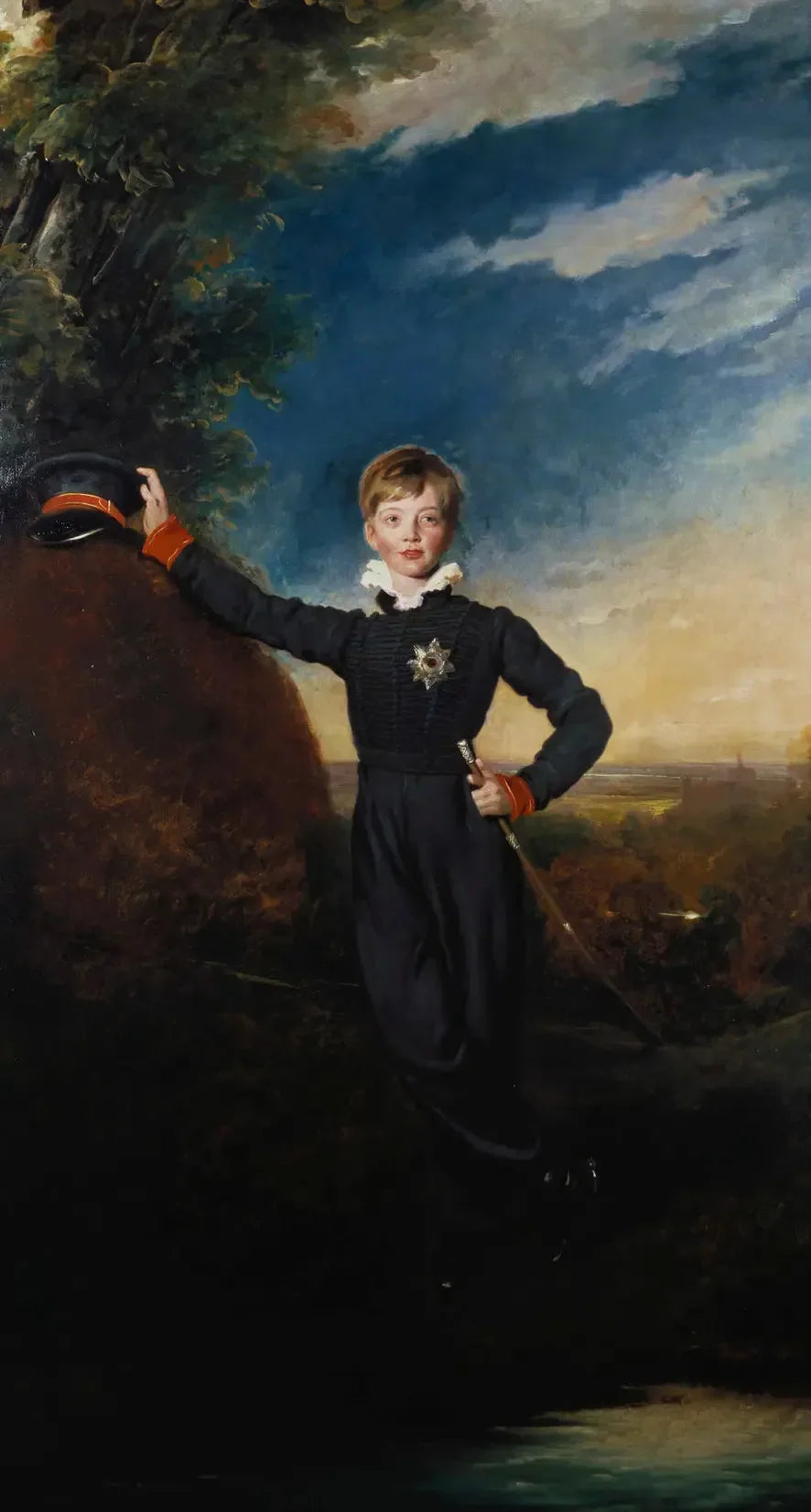 O príncipe George de Cumberland (1819-1878), mais tarde George V de Hanôver, ainda criança - Thomas Lawrence