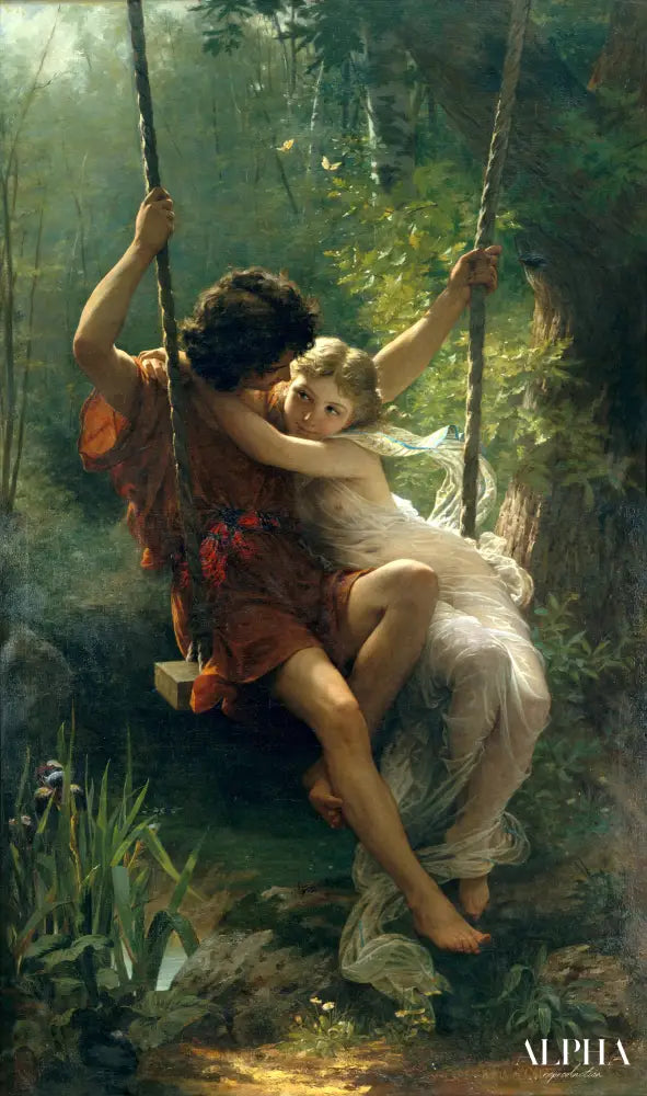 Le Printemps - Pierre Auguste Cot - Reproductions de tableaux et peintures haut de gamme