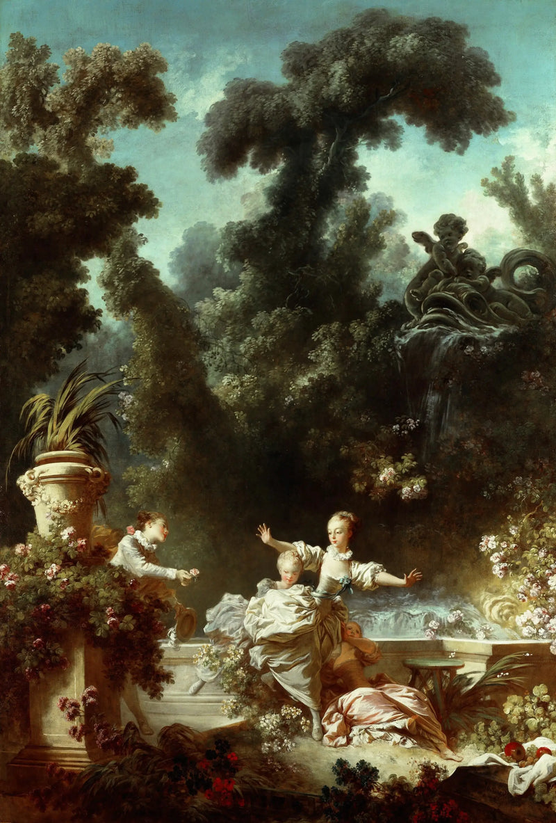 O progresso do amor: a busca - Jean-Honoré Fragonard