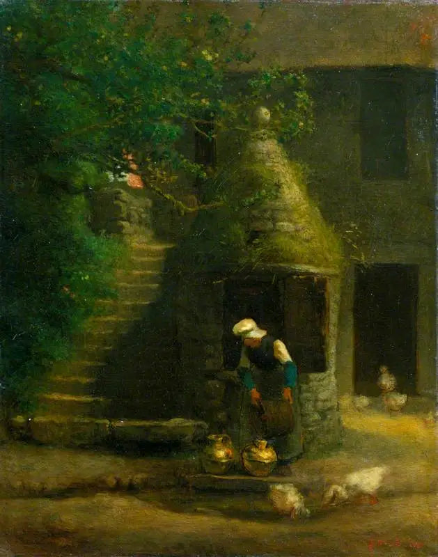O poço de Gruchy - Jean-François Millet