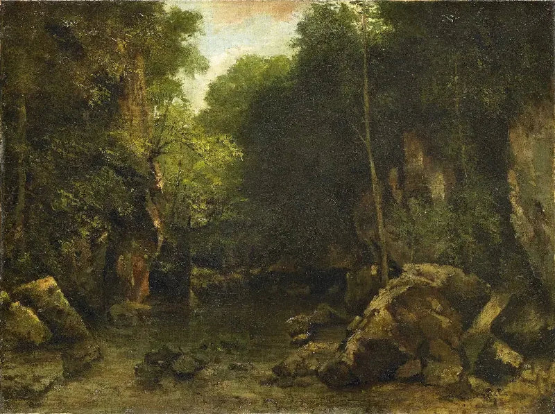 O Poço Negro - Gustave Courbet