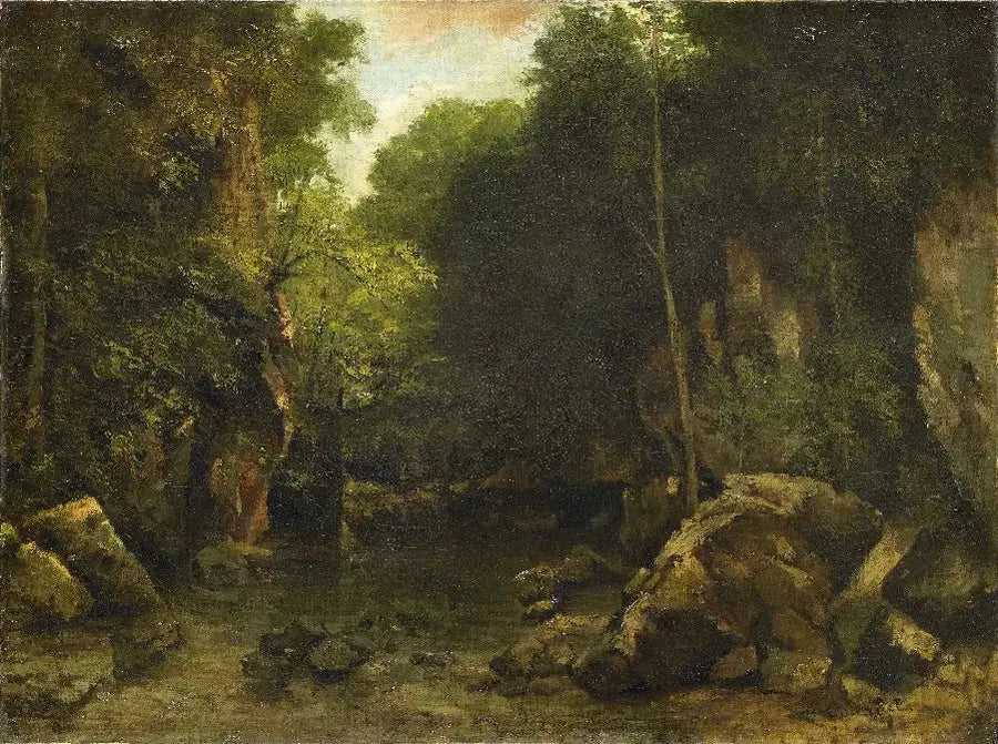 O Poço Negro - Gustave Courbet