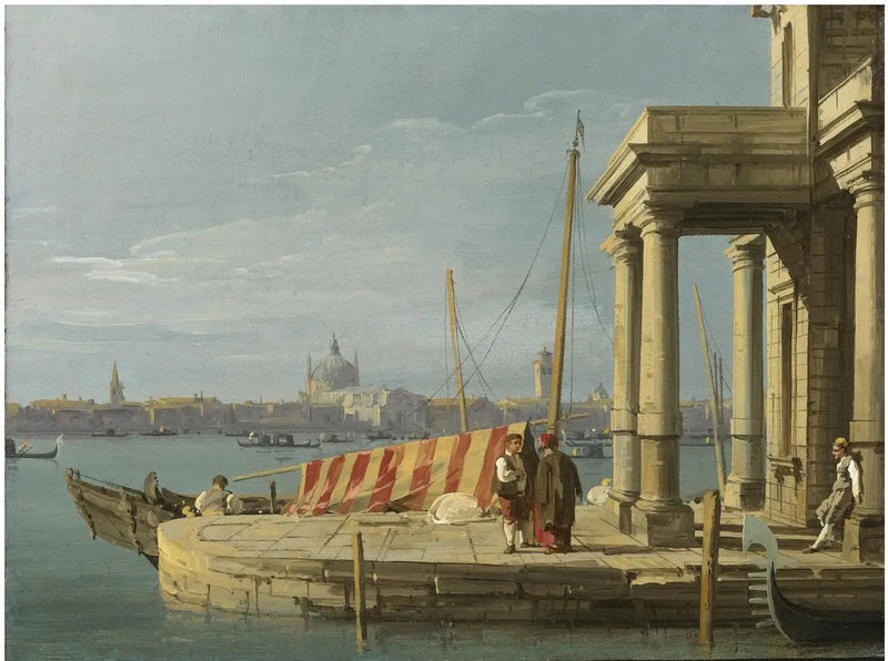 O cais da Ponta da Alfândega - Canaletto