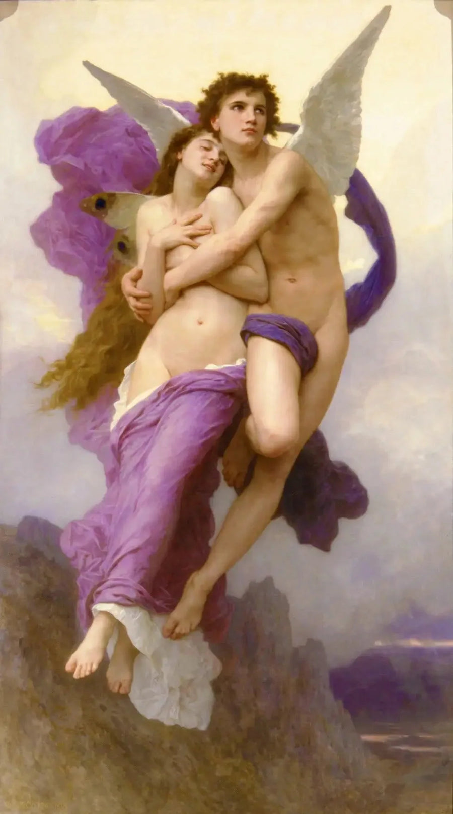 O Encantamento de Psique - Bouguereau