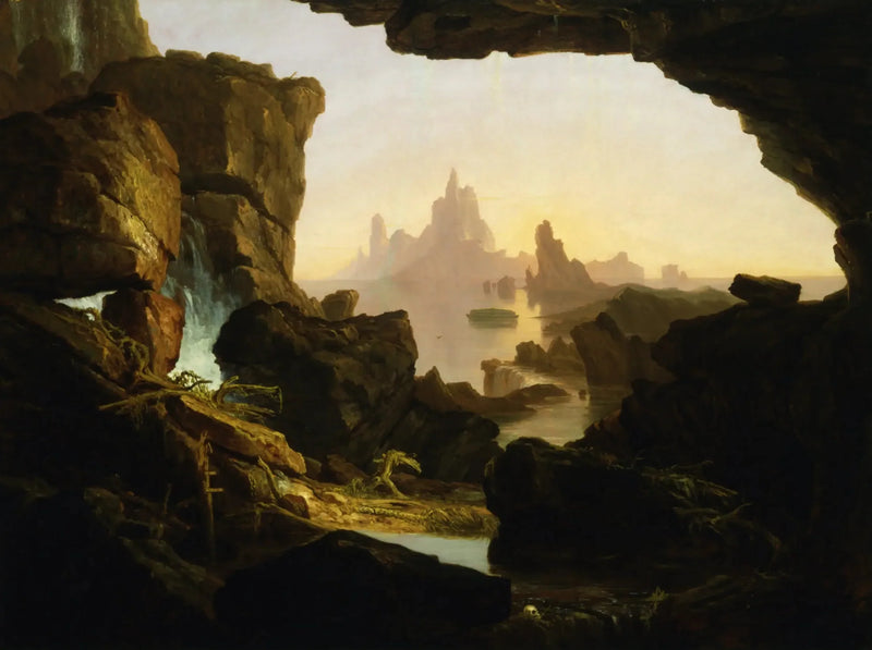 O Refluxo das Águas do Dilúvio - Thomas Cole