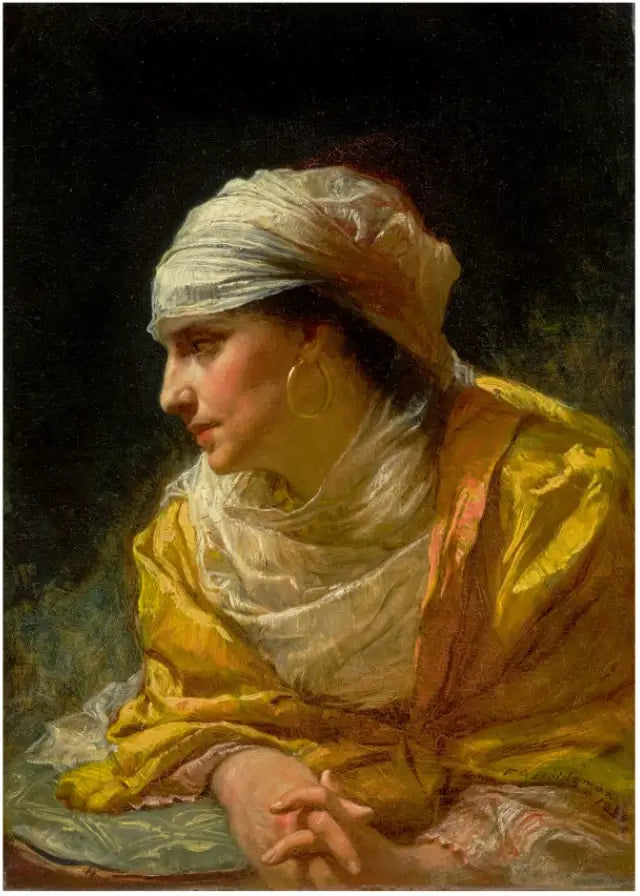 O olhar - Frederick Arthur Bridgman